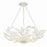 Crystorama Marselle 6 Light Chandelier, Matte White