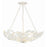 Crystorama Marselle 6 Light Chandelier, Matte White