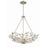 Crystorama Marselle 6 Light Chandelier, Antique Silver