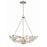 Crystorama Marselle 6 Light Chandelier, Antique Silver