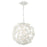 Crystorama Marselle 4 Light Mini Pendant, Matte White