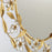Crystorama Marselle 30" Mirror, Antique Gold