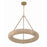 Crystorama Oakley 6 Light Chandelier, Soft Gold