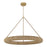 Crystorama Oakley 1 Light 48" Chandelier, Soft Gold