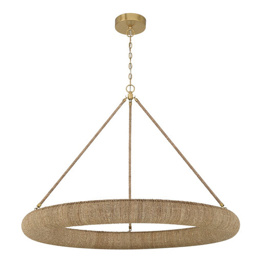 Crystorama Oakley 1 Light 48" Chandelier, Soft Gold