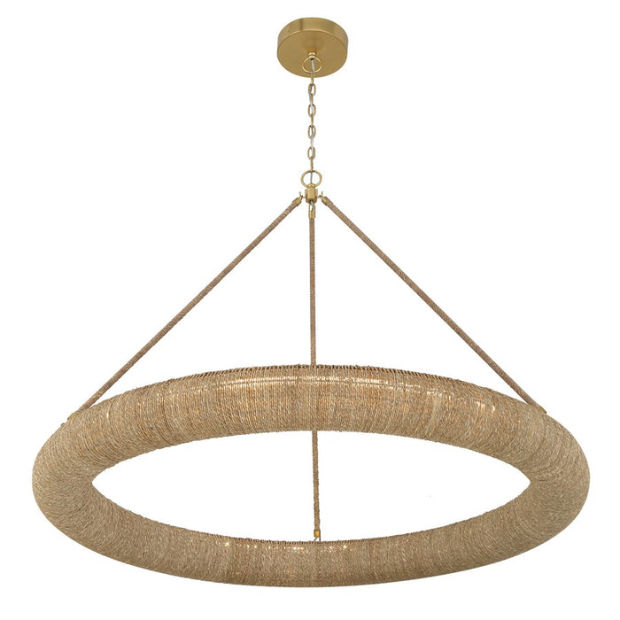 Crystorama Oakley 1 Light 48" Chandelier, Soft Gold