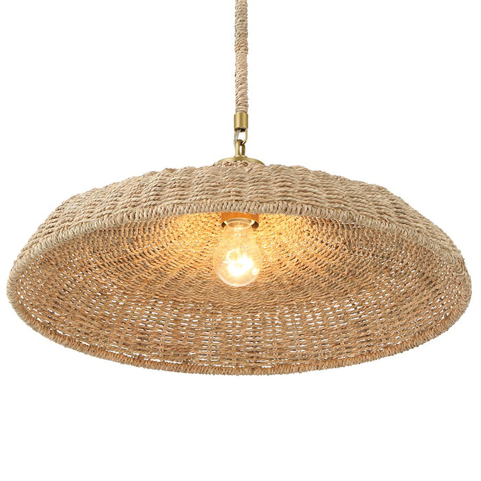 Crystorama Odessa 1 Light Pendant, Soft Gold