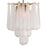Crystorama Ollie 4Lt Semi Flush Mount, Brass/Sand Clear