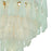 Crystorama Ollie 21 Light Chandelier, Brass/Sand Glass Green