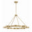 Crystorama Orson 8 Light Pendant, Modern Gold/Clear