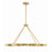 Crystorama Orson 8 Light Chandelier, Modern Gold/Stone