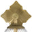 Crystorama Orly 1 Light 7.5" Sconce, Aged Brass/Clear