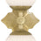 Crystorama Orly 2 Light 7.5" Sconce, Aged Brass/White