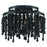 Crystorama Poppy 3 Light Ceiling Mount