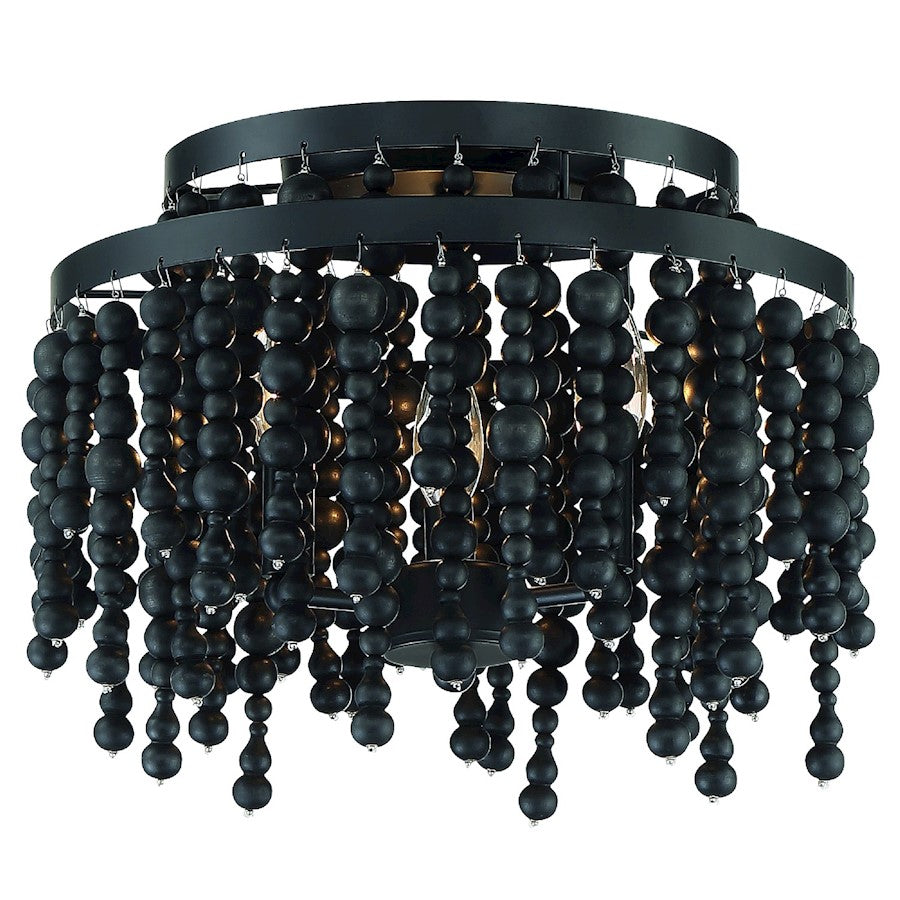 Crystorama Poppy 3 Light Ceiling Mount