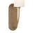 Crystorama Preston 1 Light Sconce, Vibrant Gold/White