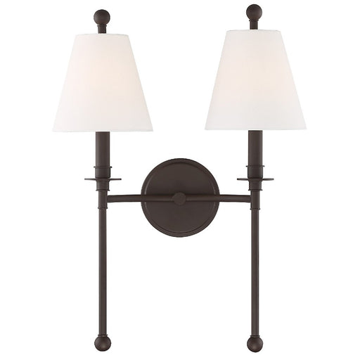 Crystorama Riverdale 2 Light Wall Mount