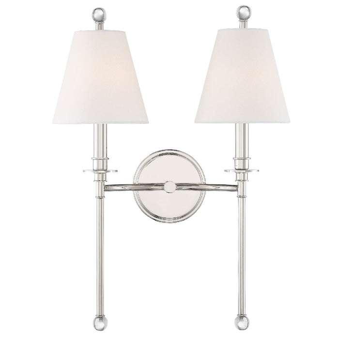 Crystorama Riverdale 2 Light Wall Mount