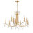 Crystorama Rollins 9 Light Chandelier, Antique Gold