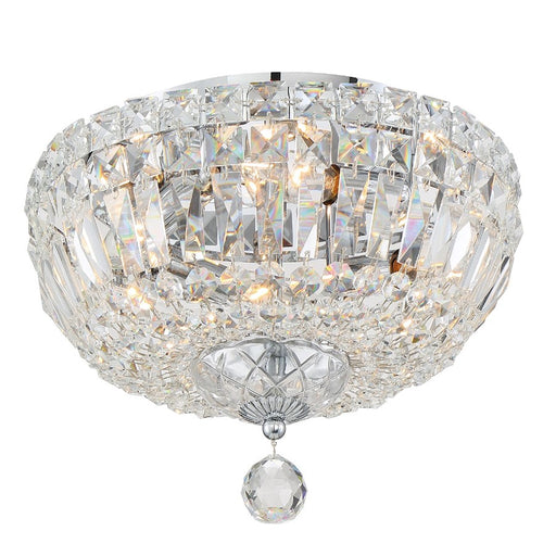 Crystorama Roslyn Ceiling Mount, Chrome