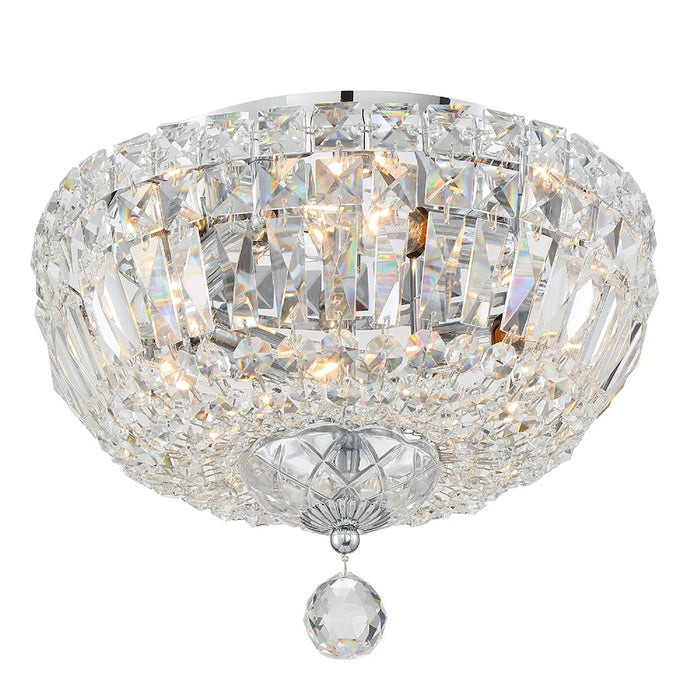 Crystorama Roslyn Ceiling Mount, Chrome