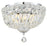 Crystorama Roslyn Ceiling Mount, Chrome