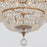 Crystorama Roslyn 9 Light 22" Chandelier, Aged Brass/Clear