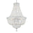 Crystorama Roslyn 9 Light Chandelier, Chrome