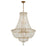 Crystorama Roslyn 15Lt 28" Chandelier, Aged Brass/Clear