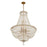 Crystorama Roslyn 15Lt 28" Chandelier, Aged Brass/Clear