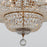 Crystorama Roslyn 15Lt 28" Chandelier, Aged Brass/Clear