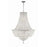 Crystorama Roslyn 15 Light Chandelier, Polished Chrome
