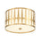 Crystorama Royston 3 Light Flush Mount, White
