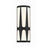 Crystorama Royston Integrated LED Sconce, Black/White - ROY-802-BK-LED