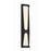 Crystorama Royston 1 Light Sconce, Black/White