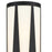 Crystorama Royston 1 Light Sconce, Black/White