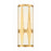 Crystorama Royston 1 Light Sconce, Antique Gold/White - ROY-802-GA-LED