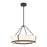 Crystorama Royce 1 Light 24.25" Pendant, Charcoal Bronze/White - RYC-8106-CZ