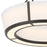 Crystorama Royce 1 Light 24.25" Pendant, Charcoal Bronze/White