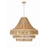Crystorama Silas 8 Light Chandelier, Burnished Silver