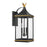 Crystorama Simpson 3Lt 10" Outdoor Sconce, Black/Textured Gold