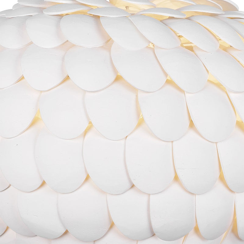 Crystorama Talia 5 Light 20.5" Chandelier, Matte White/White