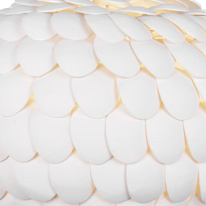 Crystorama Talia 5 Light 20.5" Chandelier, Matte White/White