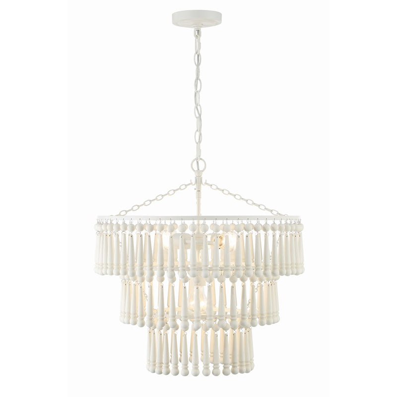 Crystorama Tiana Pendant, Matte White