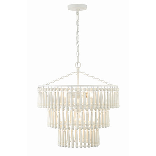 Crystorama Tiana Pendant, Matte White