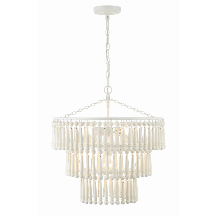 Crystorama Tiana Pendant, Matte White
