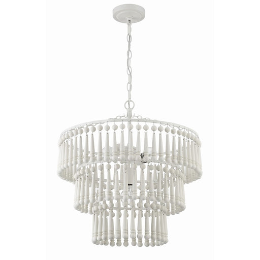 Crystorama Tiana Pendant, Matte White