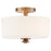 Crystorama Travis 9.25" 2 Light Ceiling Mount