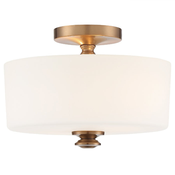 Crystorama Travis 9.25" 2 Light Ceiling Mount