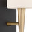 Crystorama Trenton 1Lt 5" Sconce, Brass/Black Forged/White